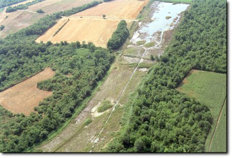 protection des zones humies - photo aérienne